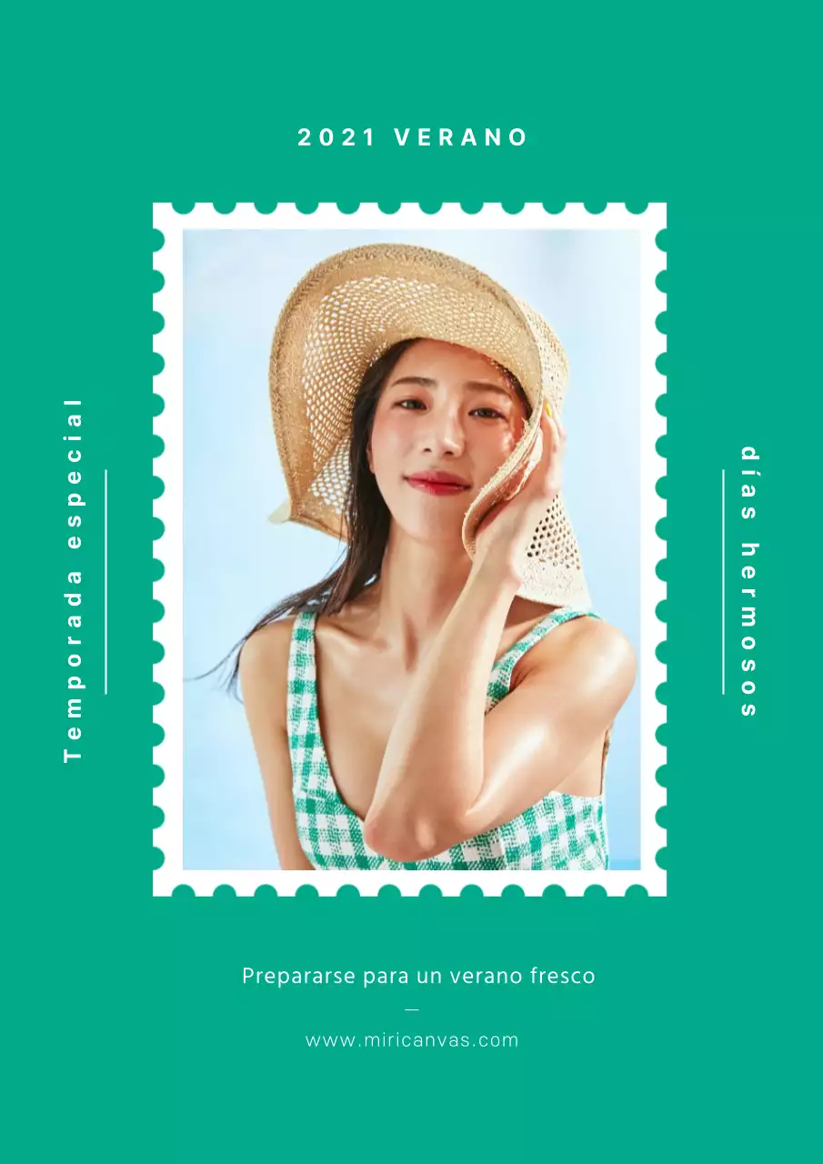 Promoción especial de verano de la sesión de fotos de moda de las mujeres del verano verde