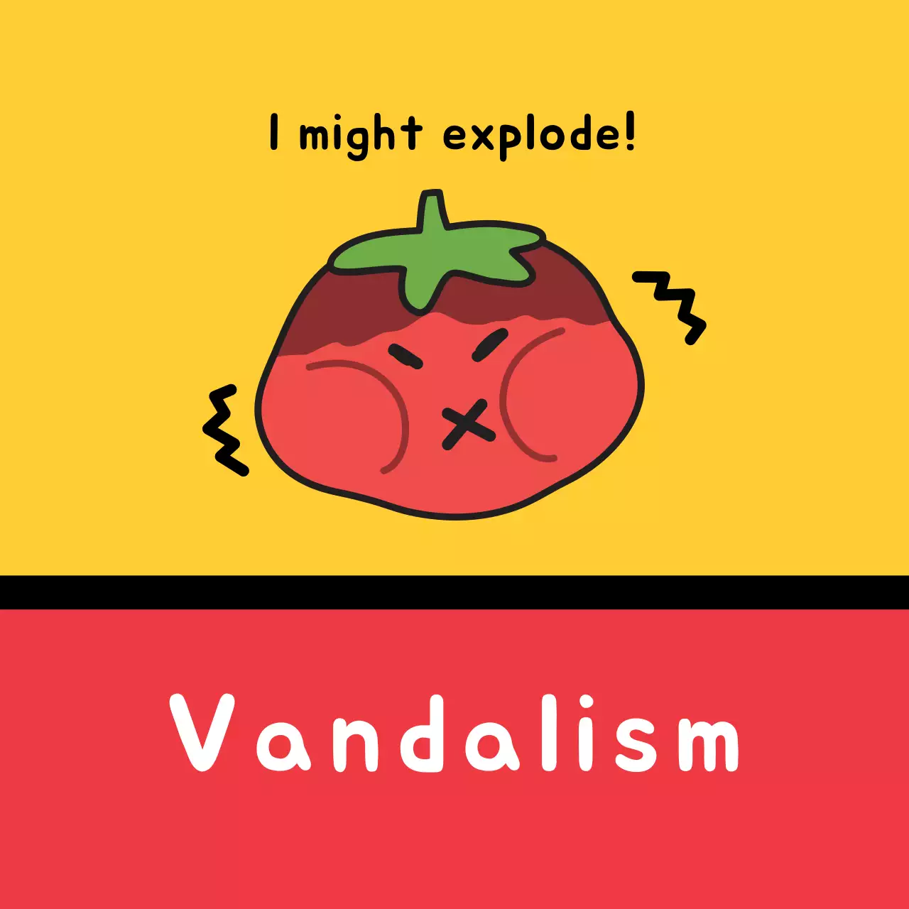 Pengiriman stiker persegi