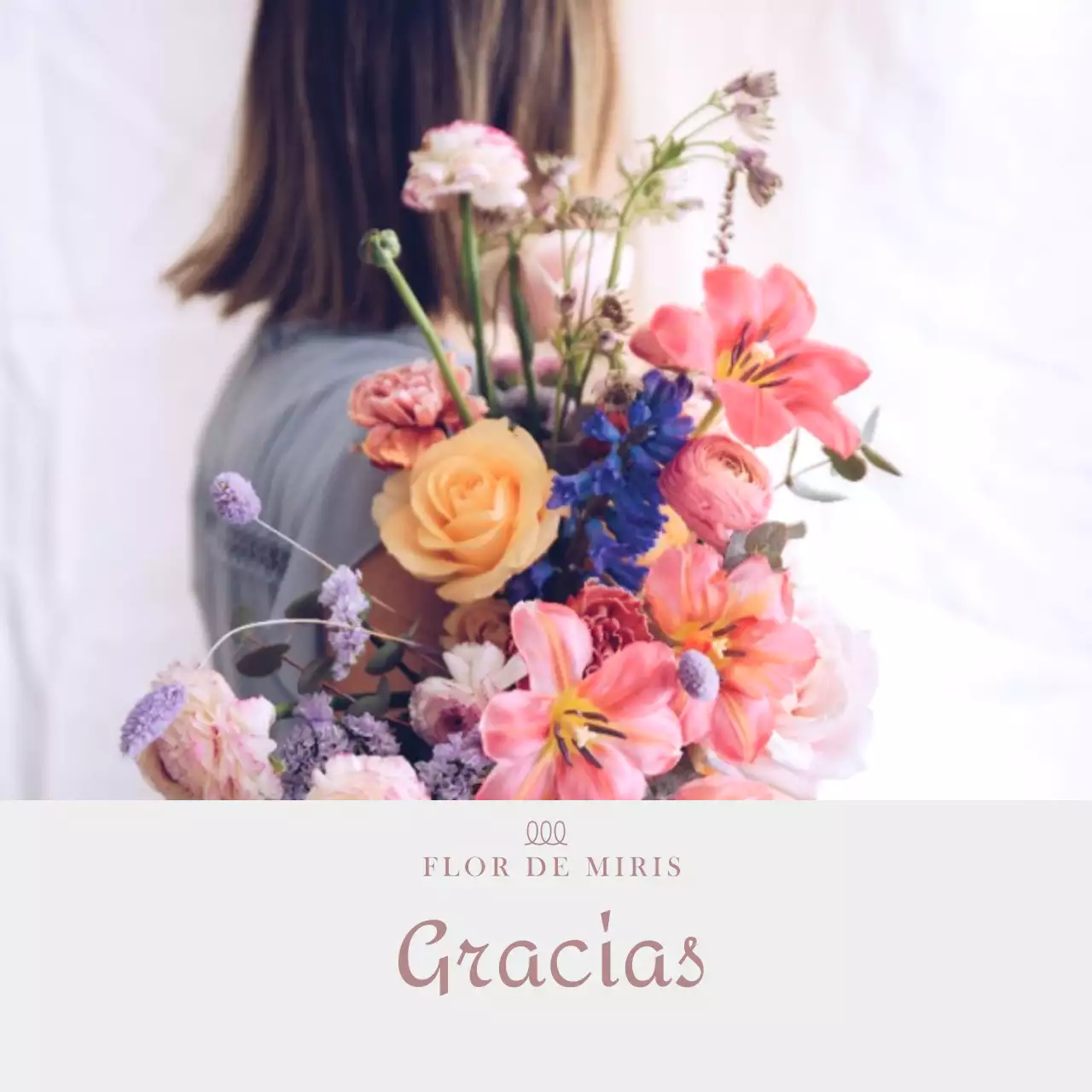 Foto Split Layout Floristería en rosa vintage