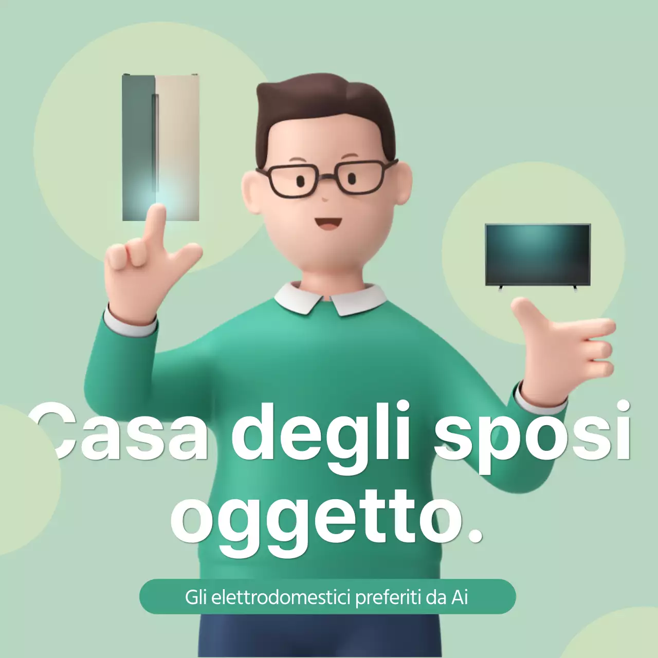 Evento dedicato ai nuovi elettrodomestici con un concetto di green 3D
