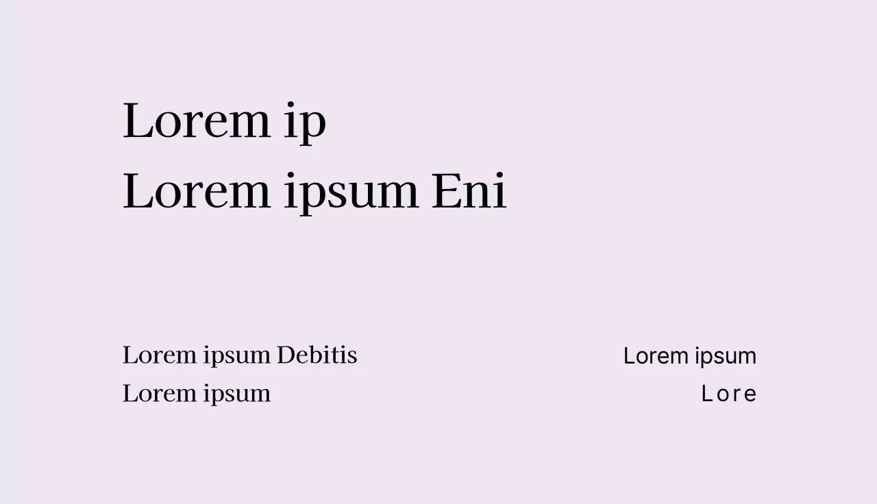 Mauve Ivoire Simple Lettering Beauty