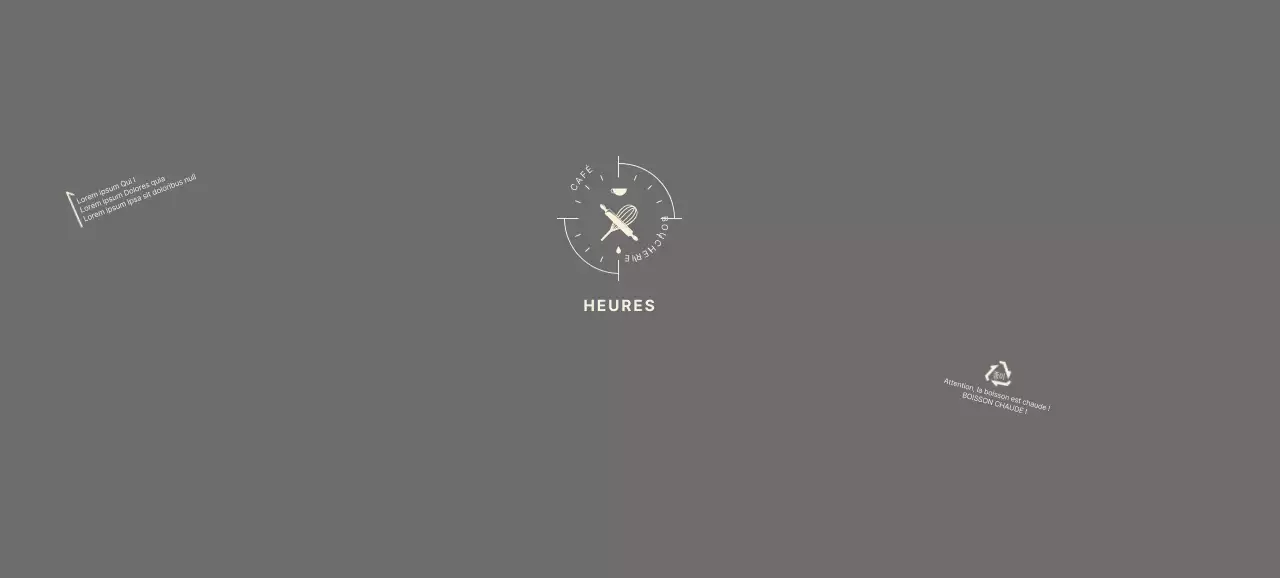 Icône grise Neat Bakery Cafe