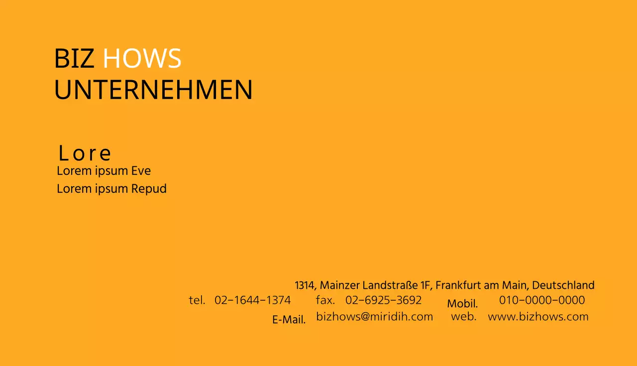 BizHouse Unternehmen