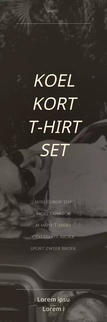 Een eenvoudig concept in bruin en lichtgeel