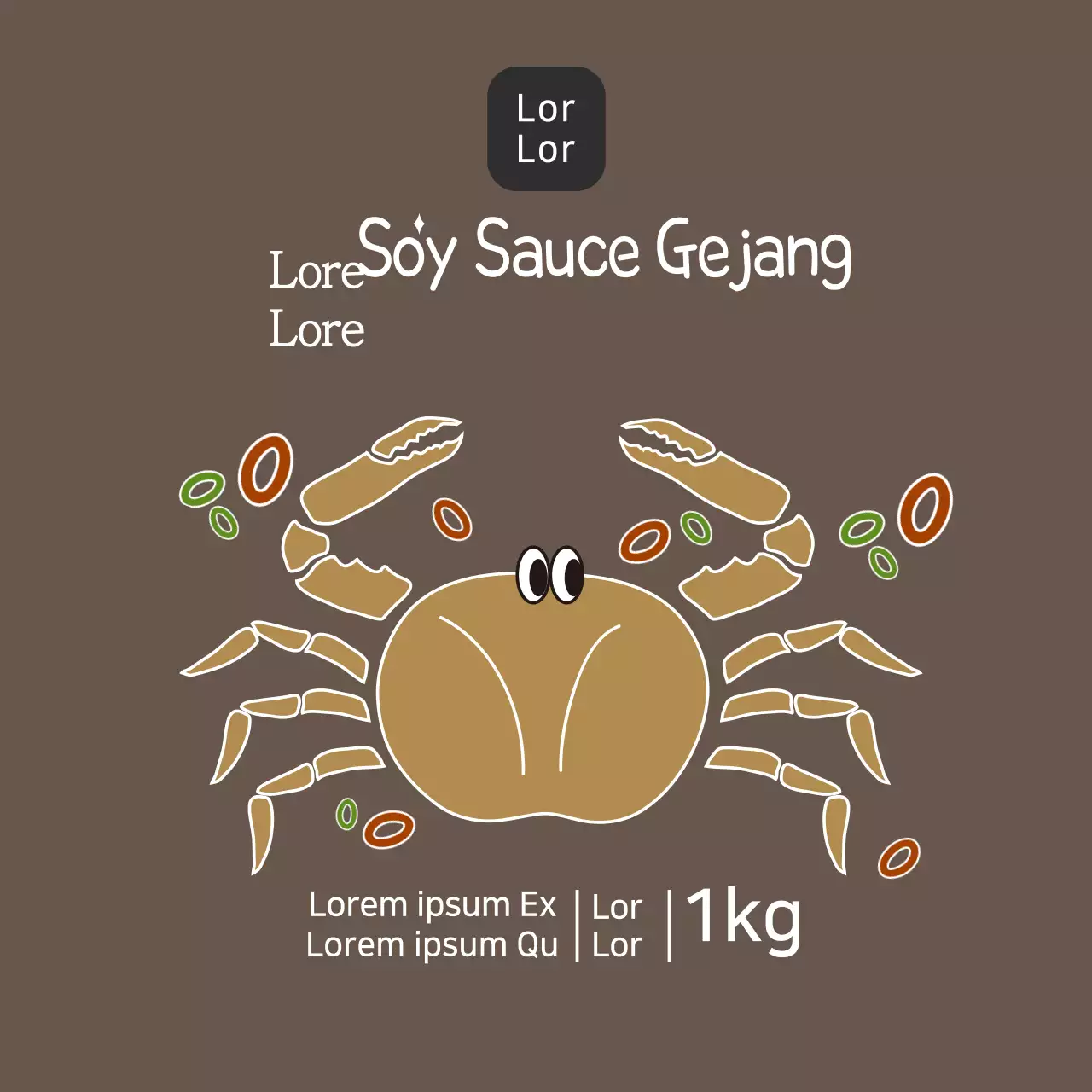 Seafood soy sauce crab paste
