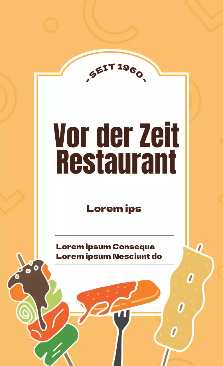 Gelber süßer Bäckerei-Aufkleber