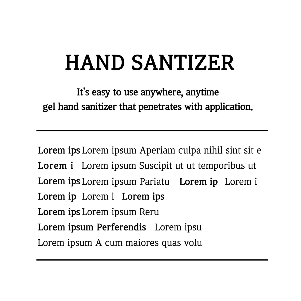 Pelabelan bahan pembersih tangan