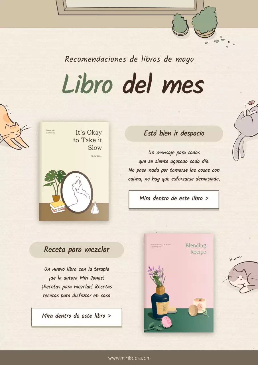 Libros de conceptos emocionales en marrón