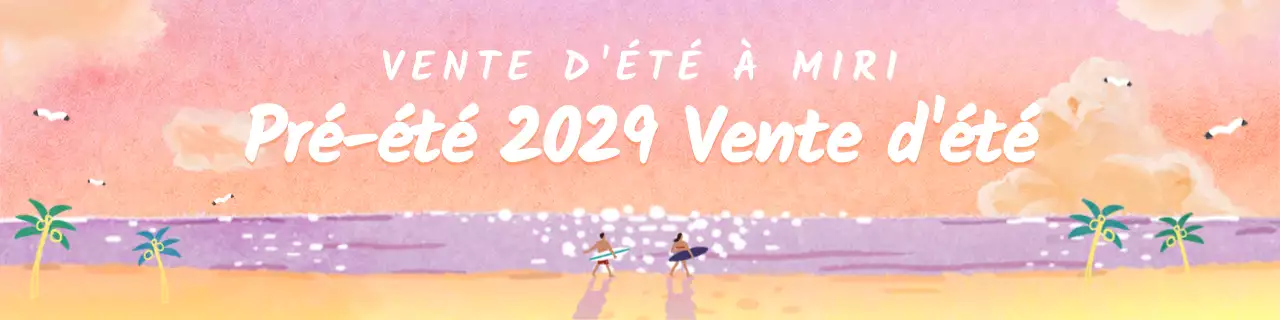 Vente estivale d'illustrations sentimentales à l'aquarelle en rose et violet