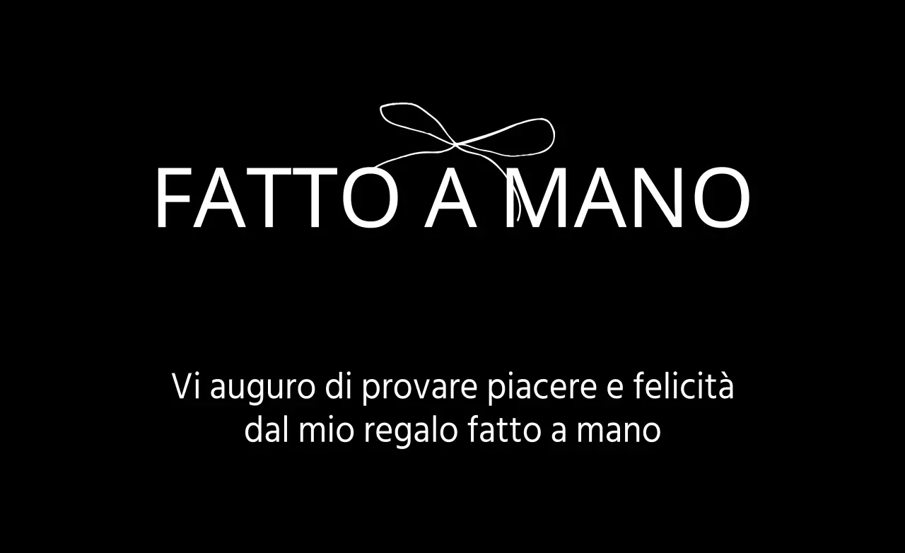 FATTO A MANO