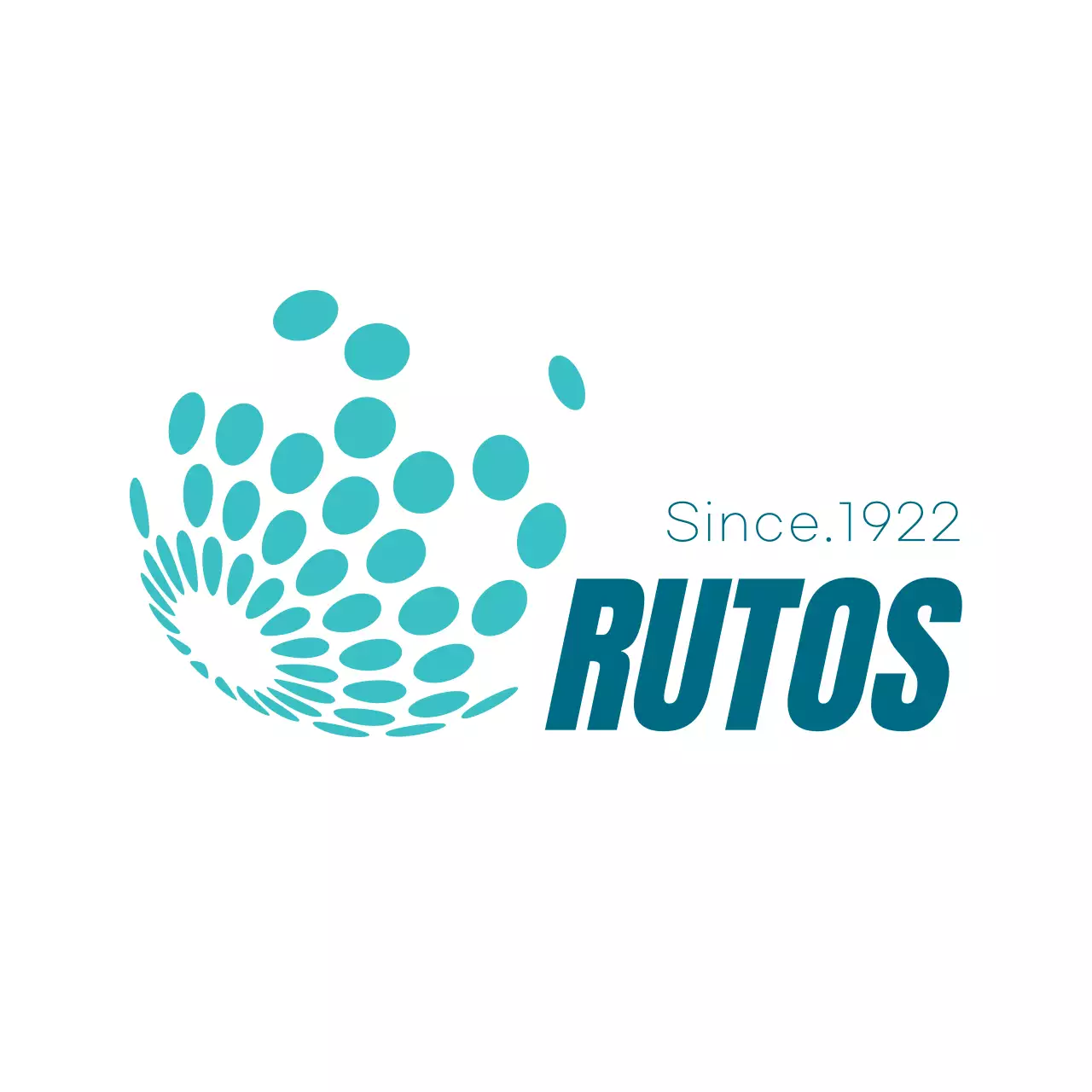 青 シンプル 会社案内 ロゴ