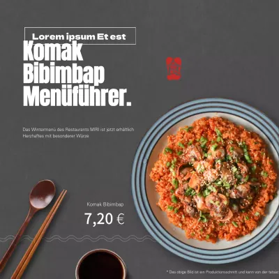 Saubere Speisekarten für Restaurants in dunklen Farben