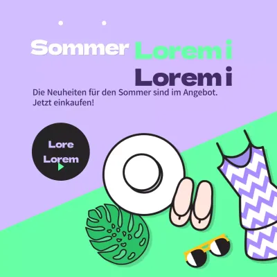 Sommerferien-Verkauf