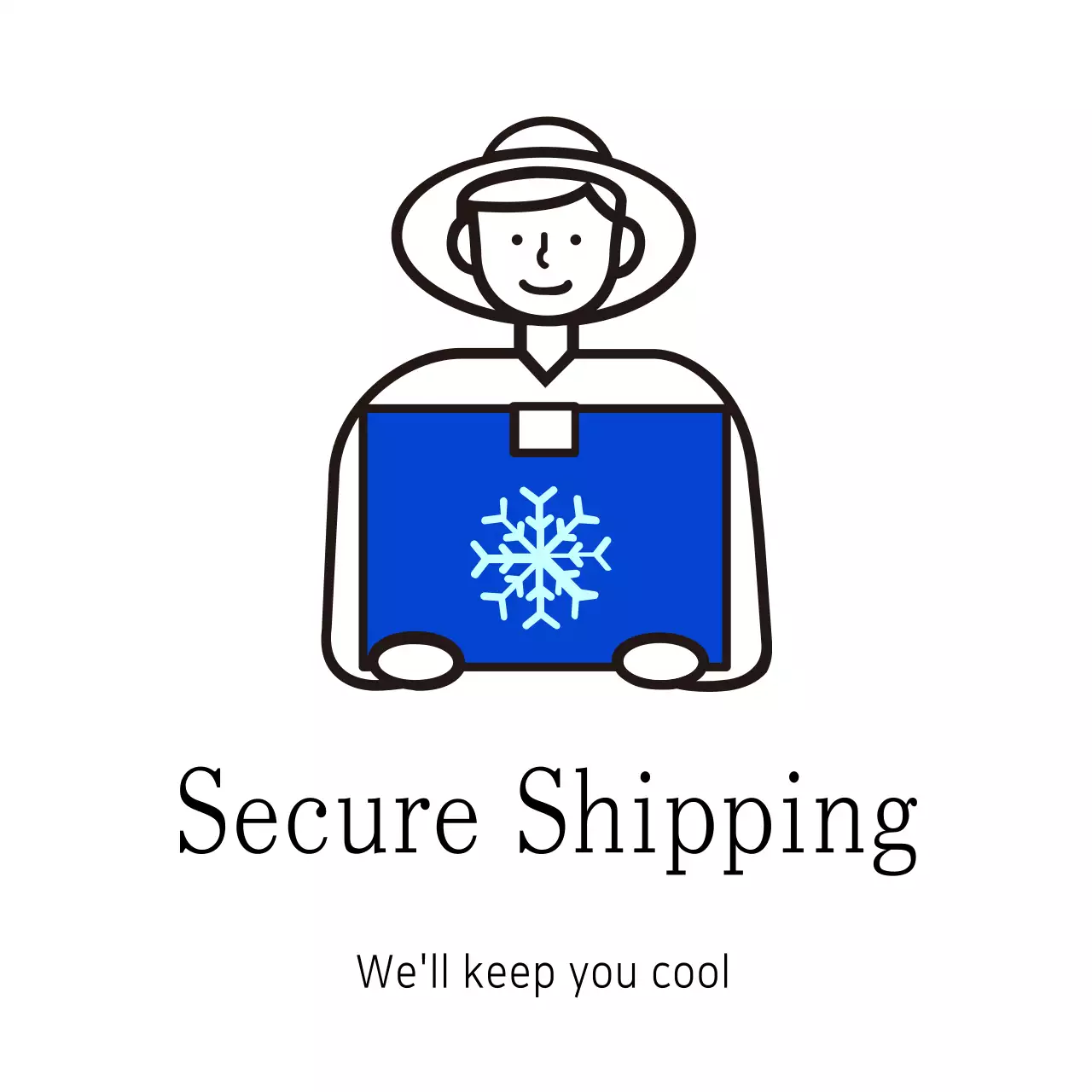 Pengiriman makanan laut yang aman