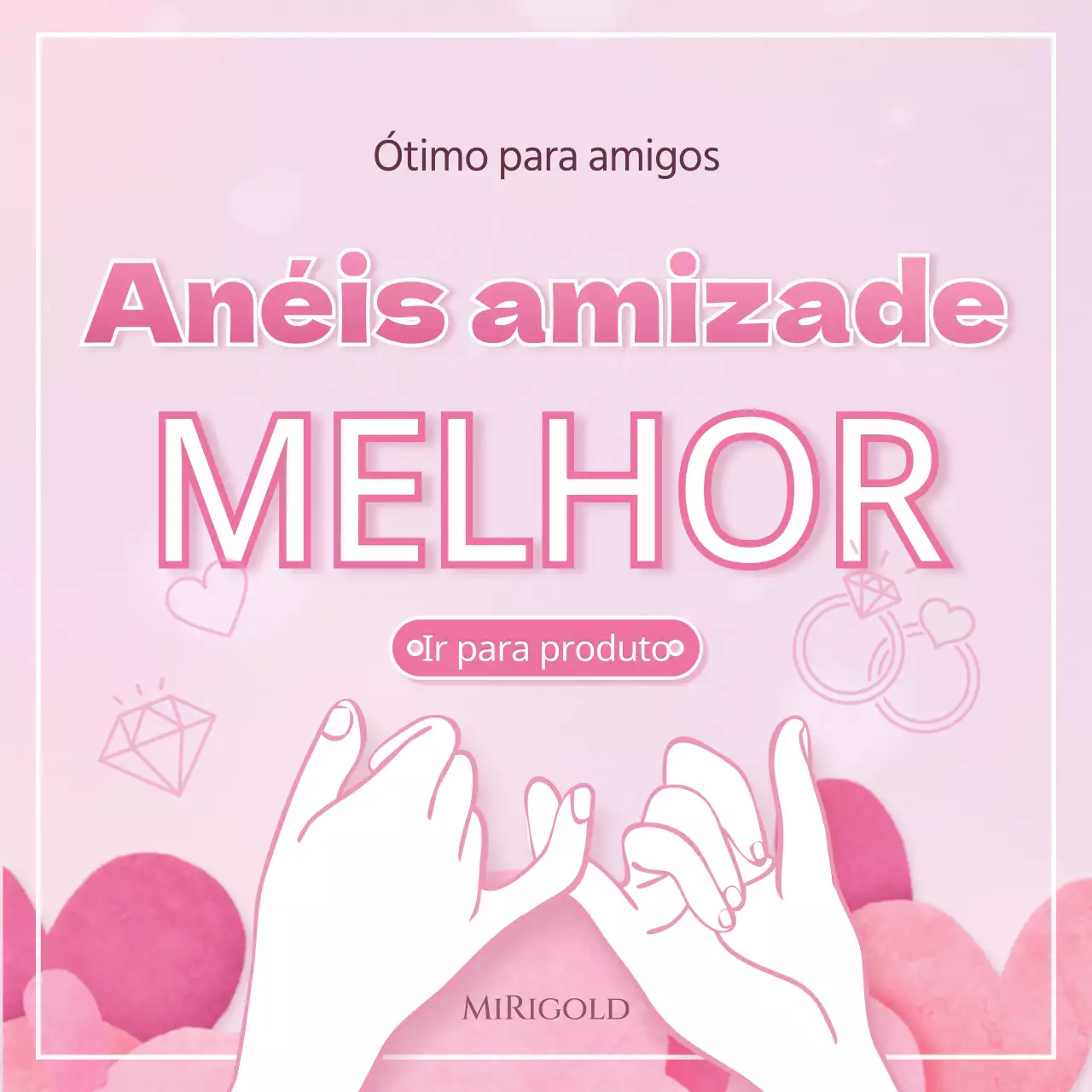 Comprar ilustrações românticas em cor-de-rosa