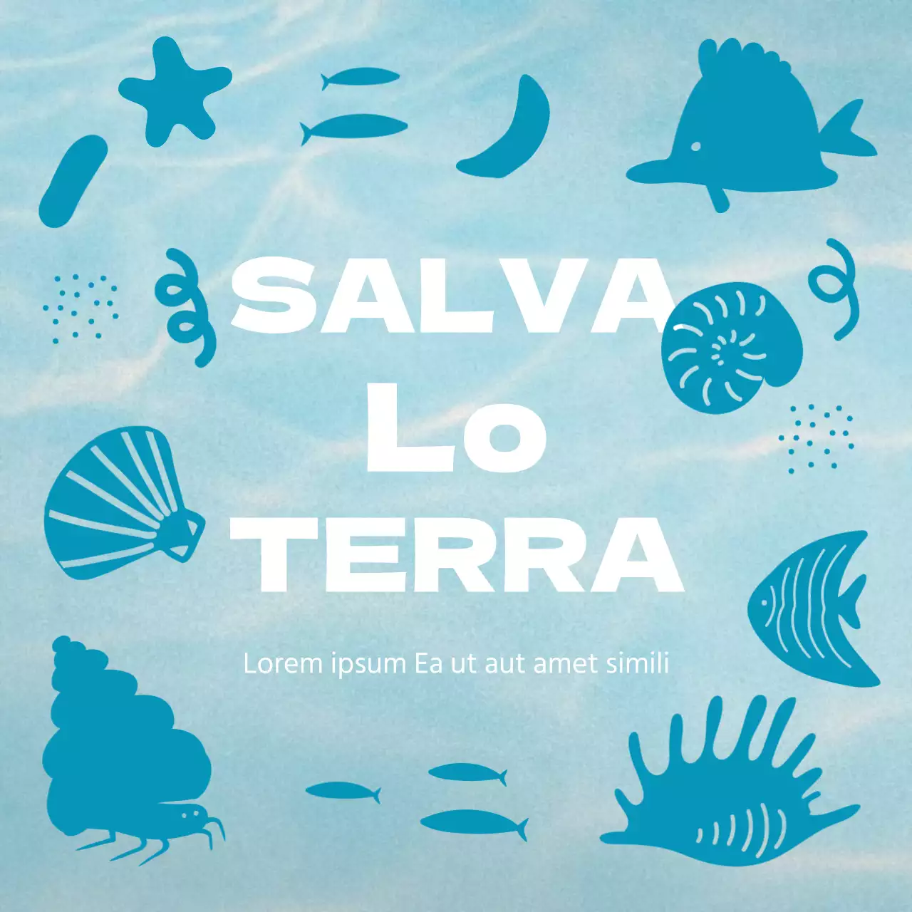 Carino, azzurro, organizzazioni ambientaliste