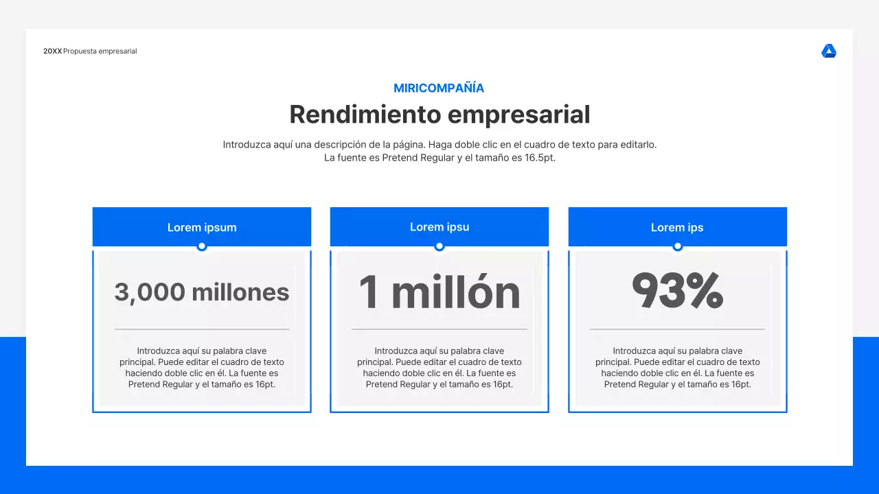 Kit de presentación de propuestas de negocio limpio e intuitivo en azul y gris claro