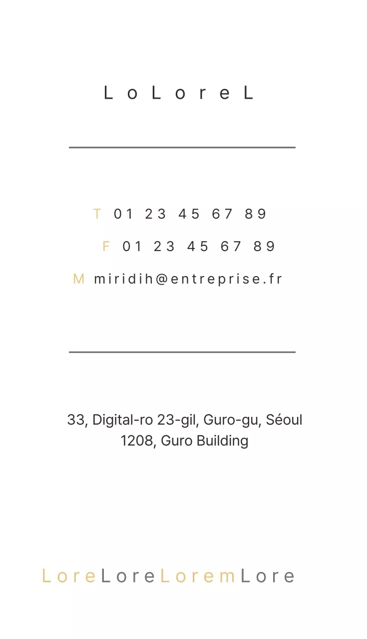 Carte de visite Nail_BusinessCard