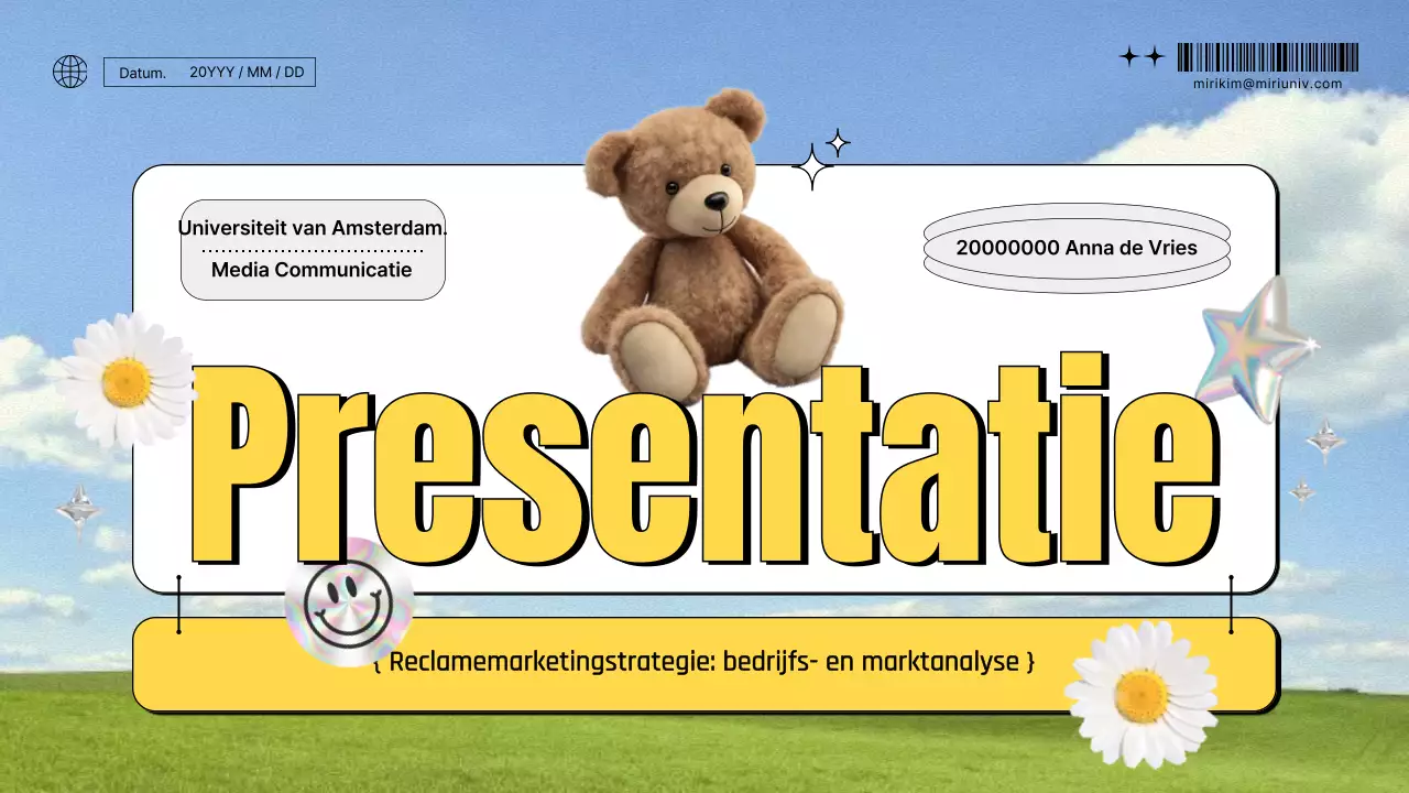 Sky achtergrond kitscherige reclame marketing strategie verslag