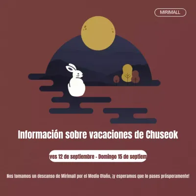 Información sobre las fiestas de Chuseok