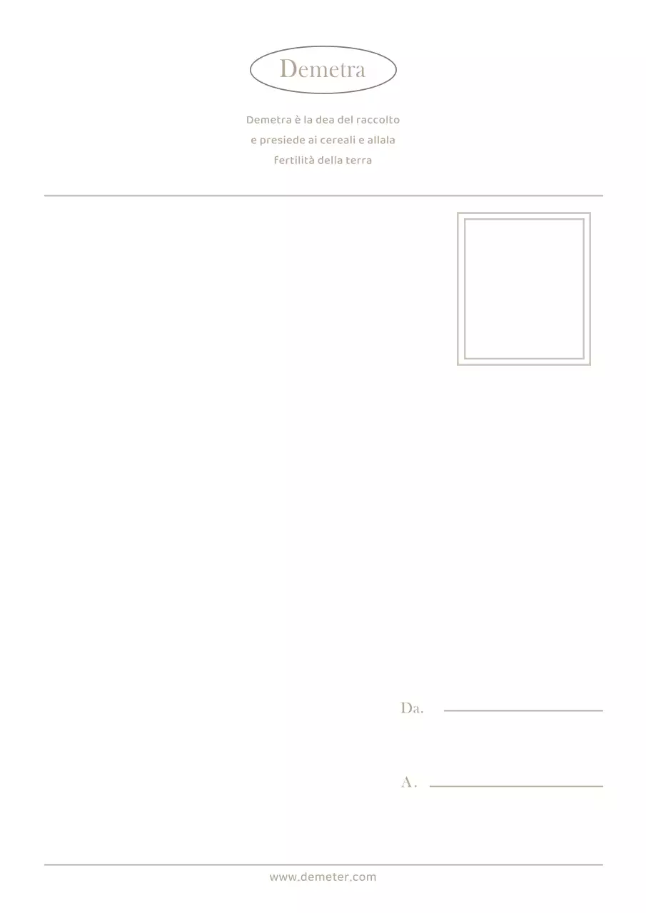 Semplice cartolina con sfondo fotografico