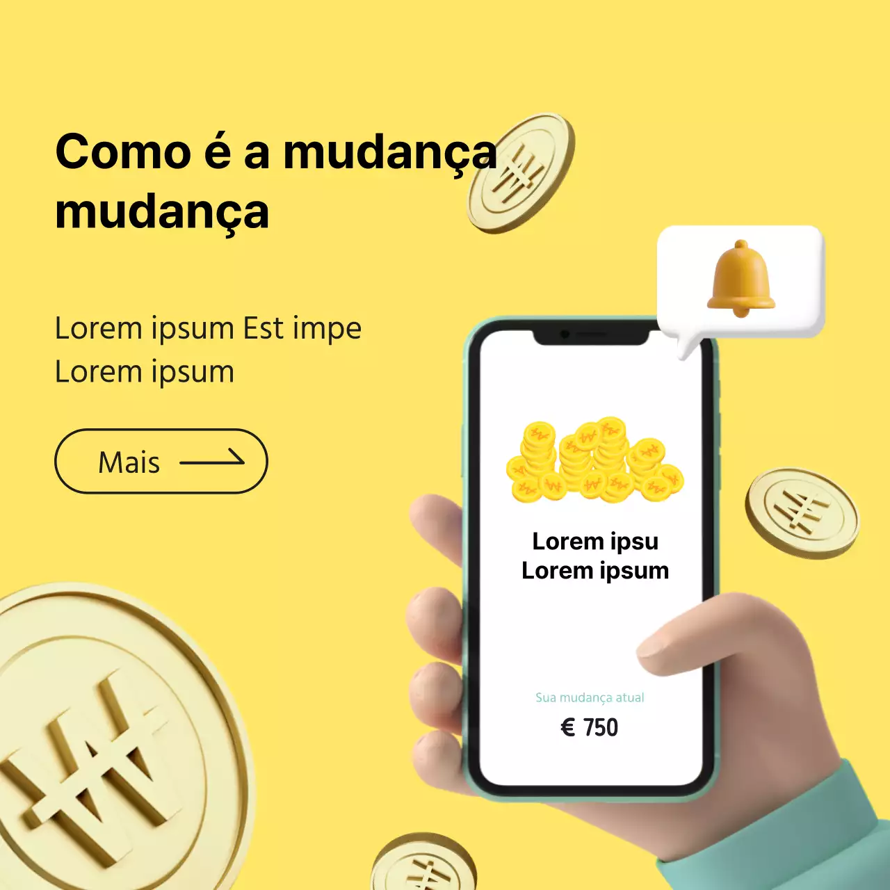 Amarelo, poupança minimalista posts relacionados