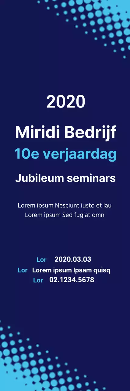 Over het Seminar Simple Style in lichtblauw en marineblauw