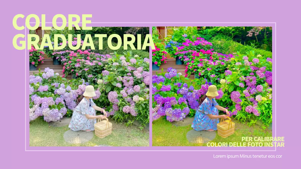 Malva fluorescente Correzione del colore delle foto di Instagram Miniature di YouTube