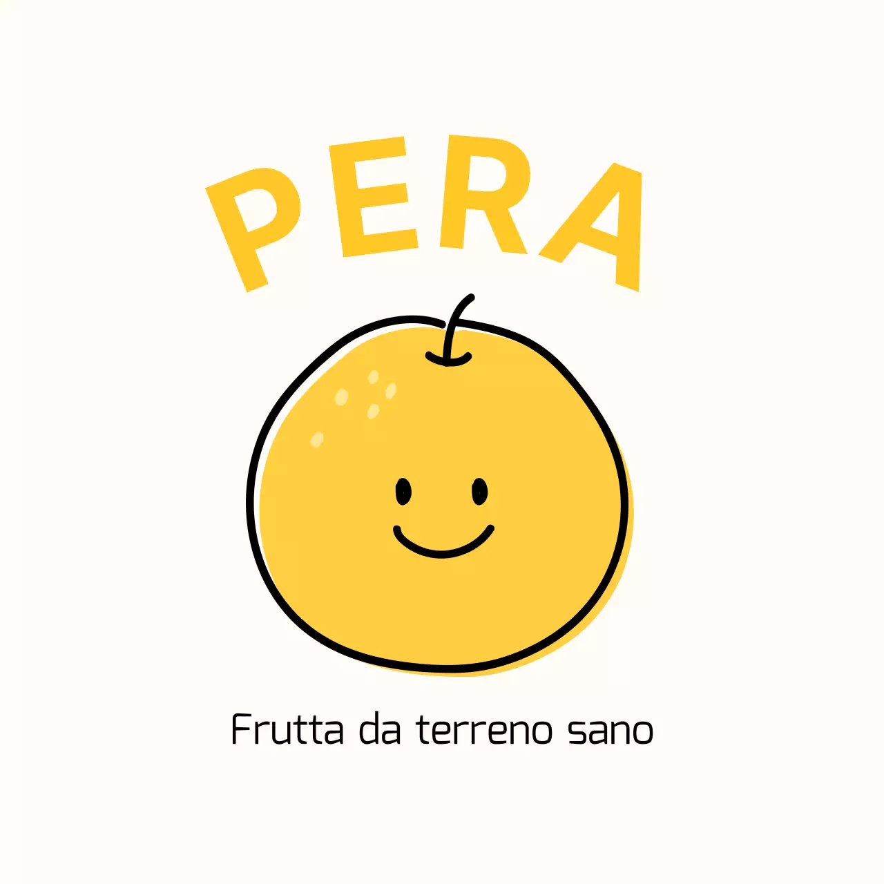 Adesivo con cerchio a pera