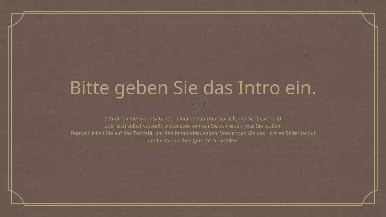 Portfolio-Thema mit Retro-Konzept