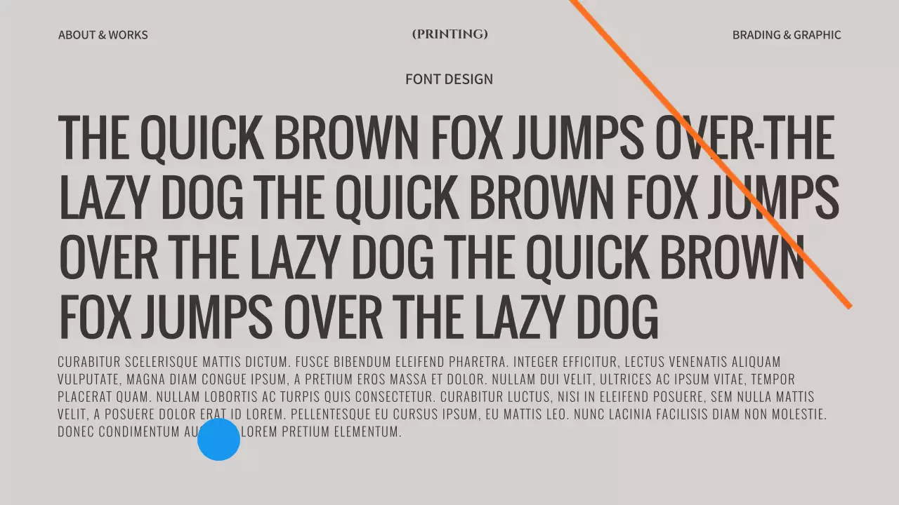 カラフル モダン デザイン ポートフォリオ プレゼンテーション