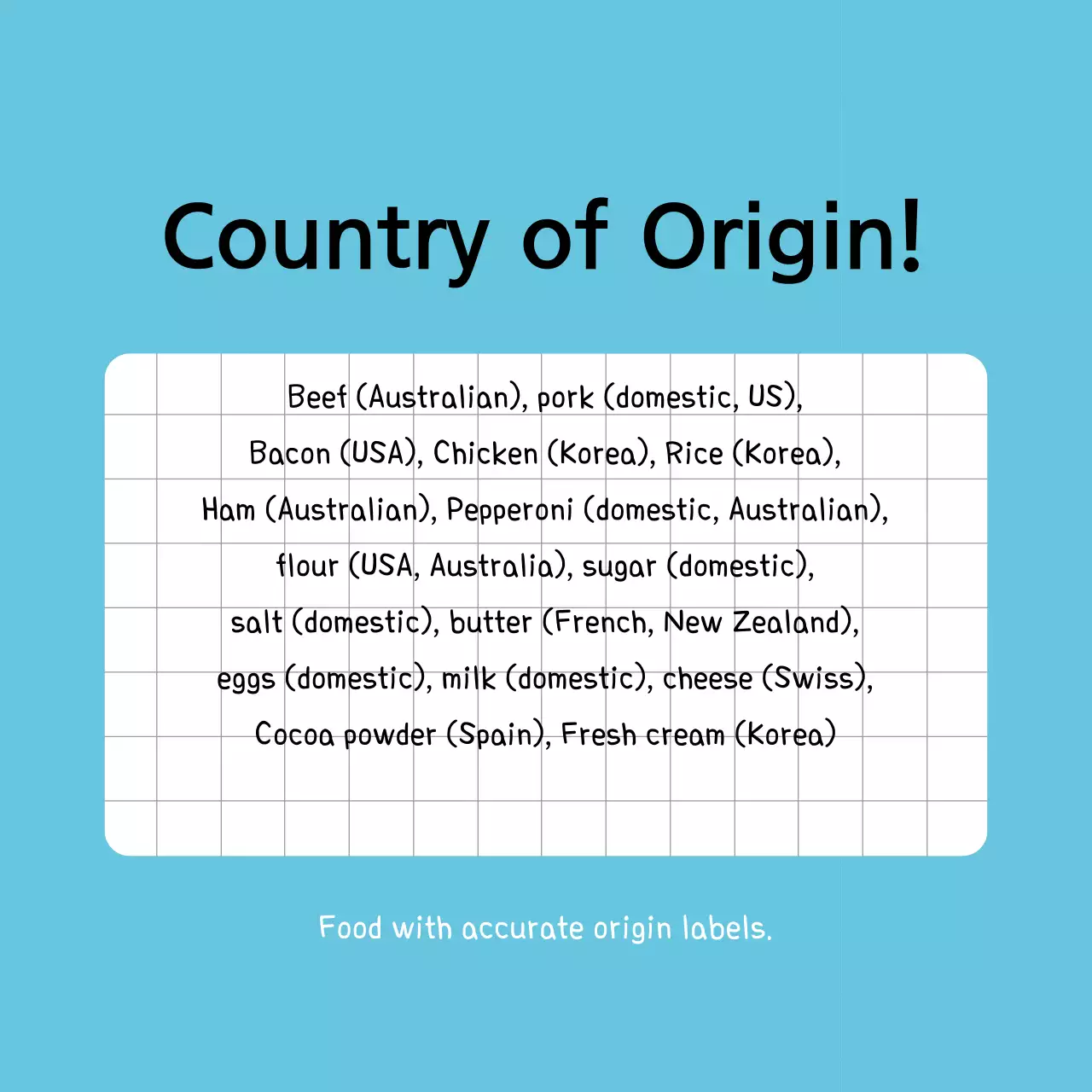 Dari mana makanan Anda berasal