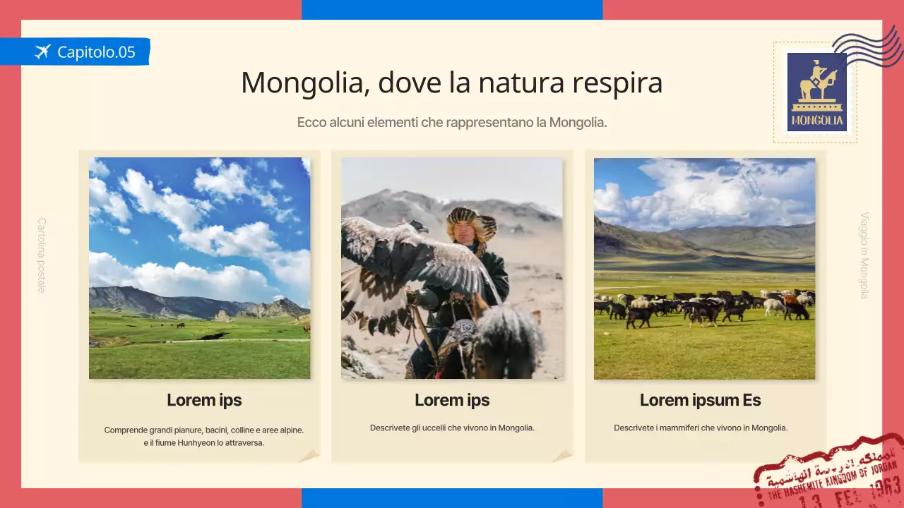 Guida alla Mongolia, una destinazione di tendenza in blu e rosso