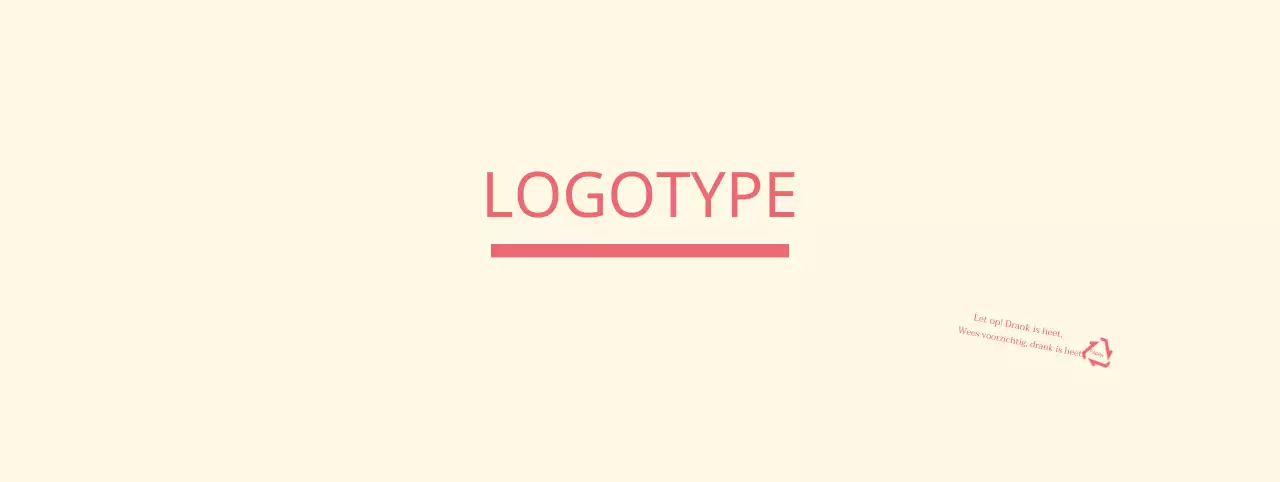 Geel Roze Eenvoudige Tekst