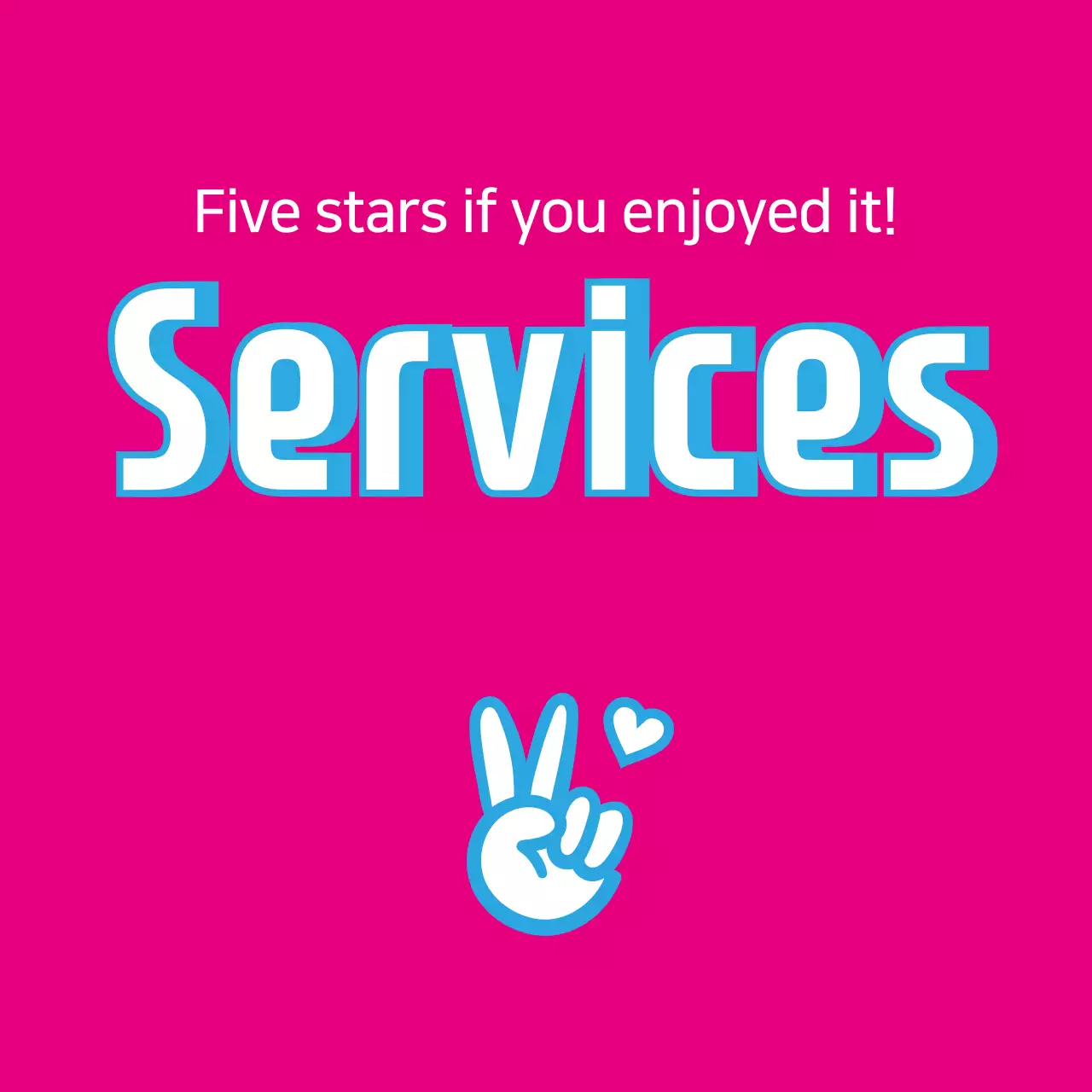 Pink Trendy Services Promotion Banner