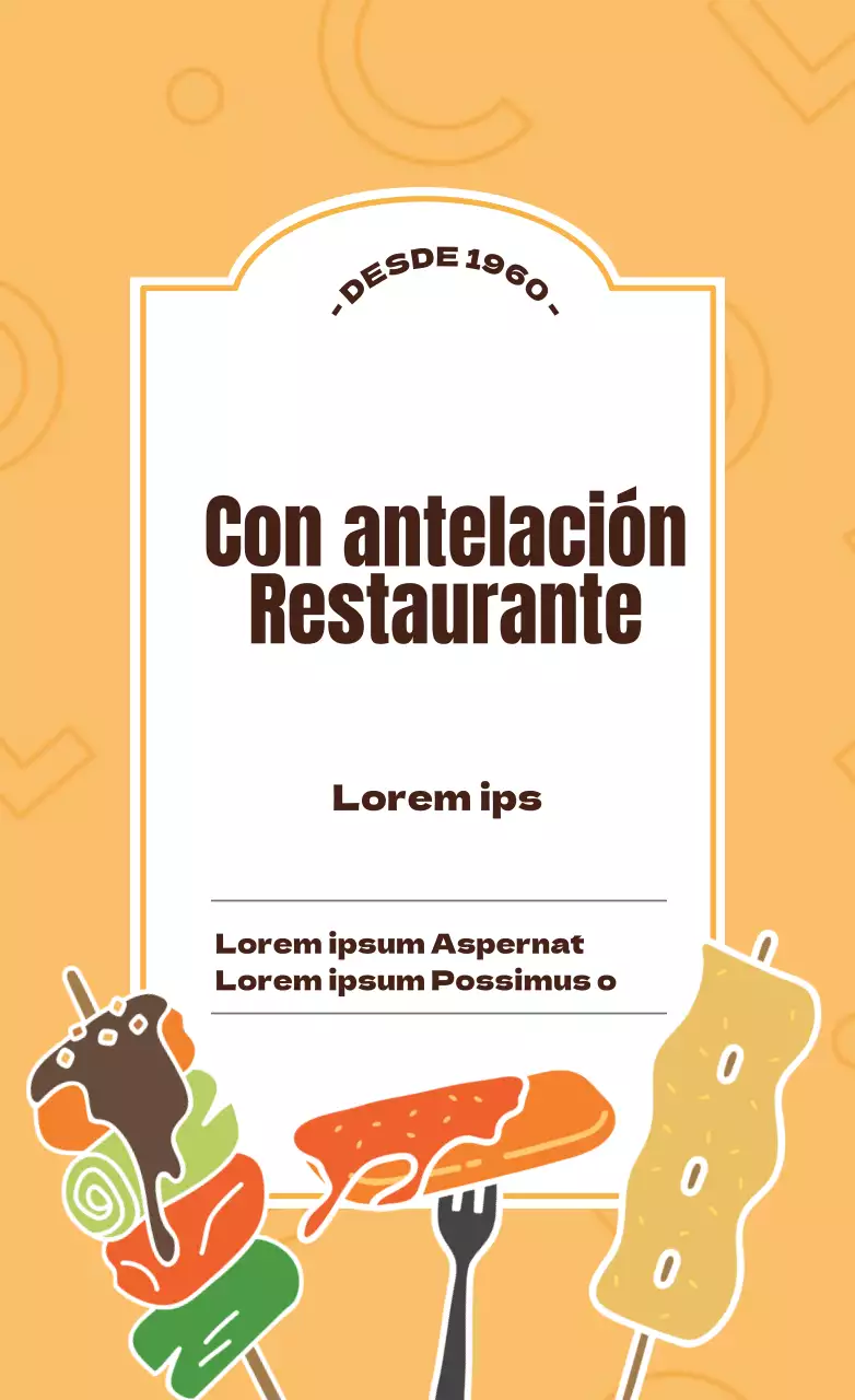 Adhesivo amarillo de panadería