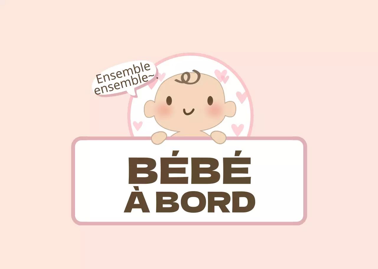 Illustration mignonne en rose et blanc avec un enfant à cheval