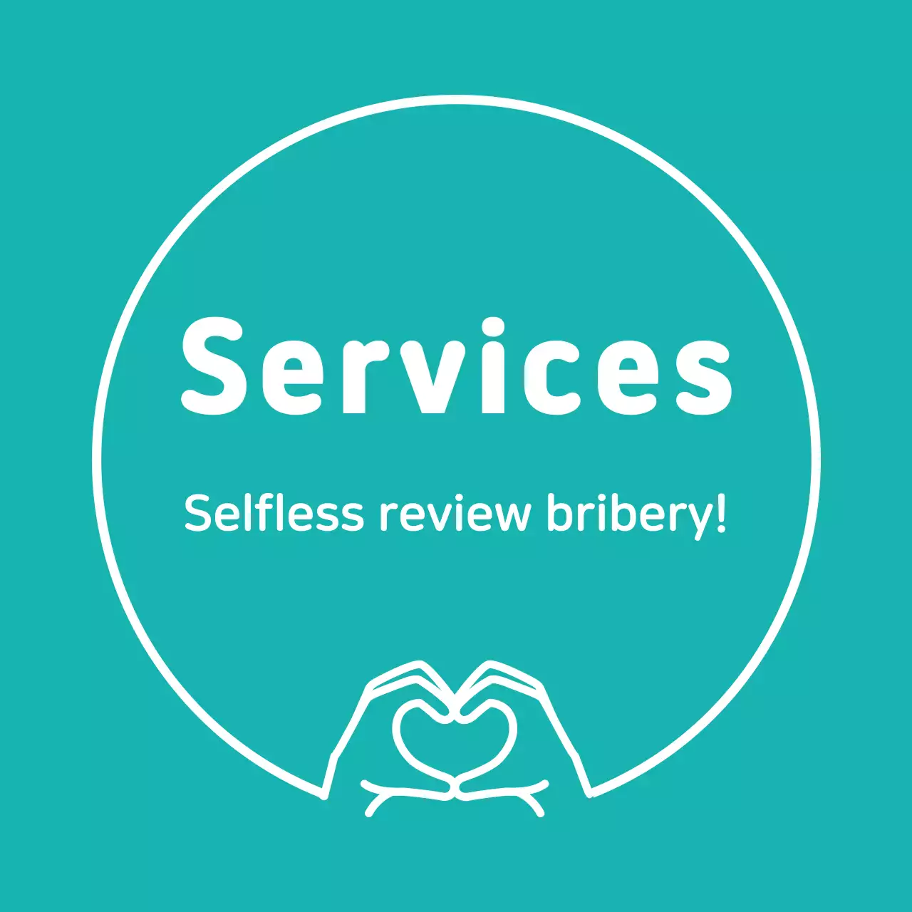 Teal Minimal Services Promotion Banner