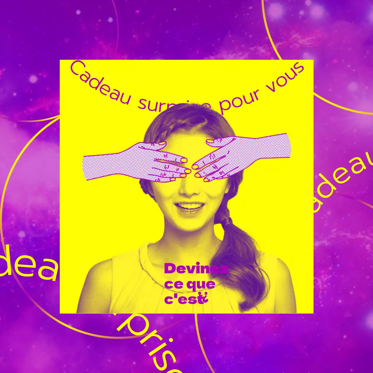 Article sur l'événement Kitschy purple and yellow giveaway