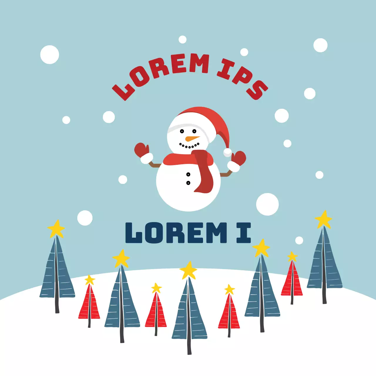 Rode lucht illustratie kerstwens label