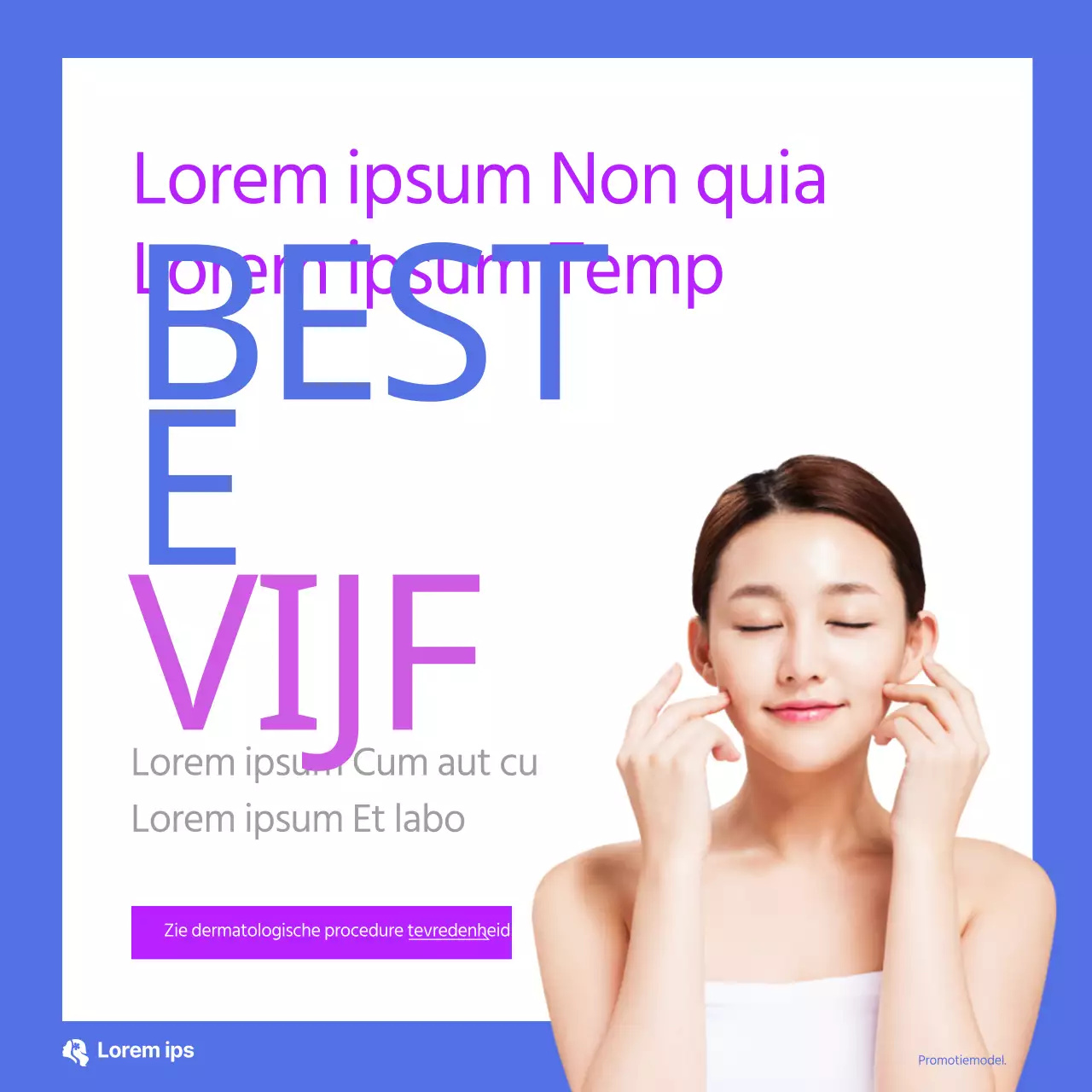 Esthetische behandelingen in blauw-paarse hoofdtinten Dermatologen delen hun top 5 dermatologische behandelingen