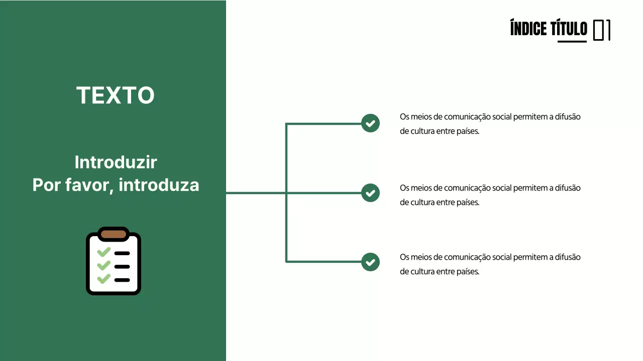 Agenda concetual gira em tons de verde