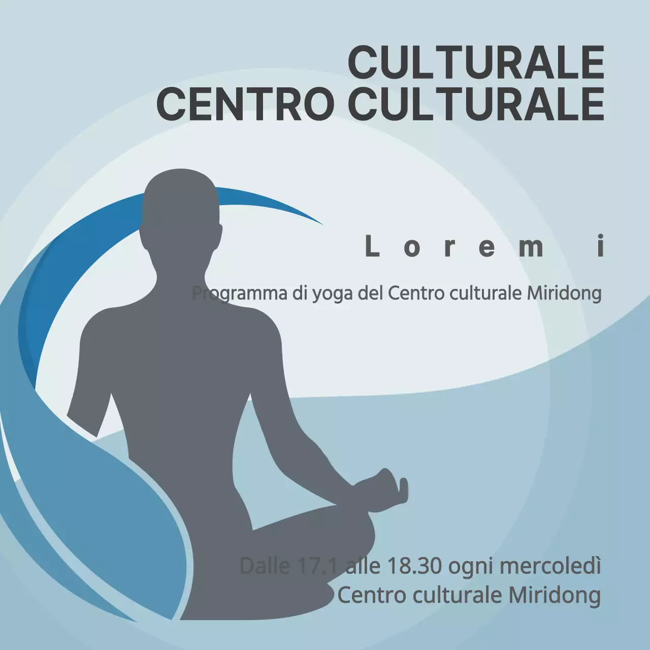 Promuovere il programma di yoga