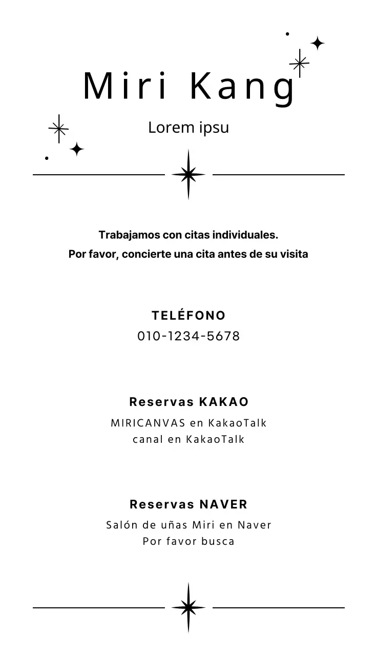 Ilustración de mano limpia salón de uñas en blanco y negro