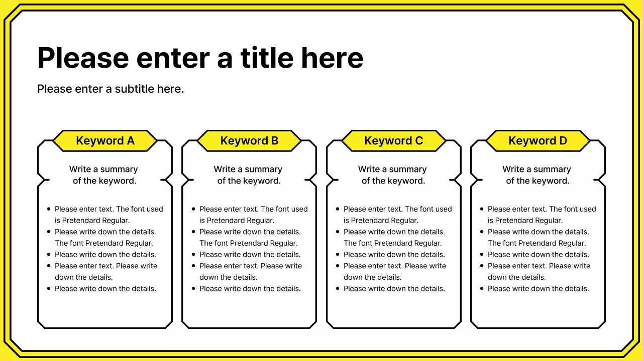 Yellow Modern Guide Presentation