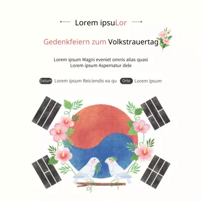 Eine weiße, saubere Zeremonie zum Gedenktag für den Monat der Veteranen