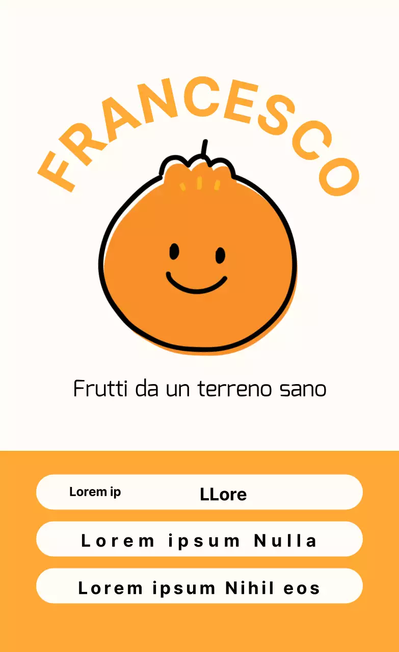 Adesivo verticale Hallabong carino