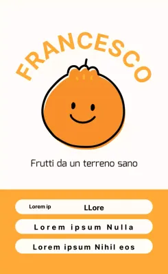 Adesivo verticale Hallabong carino