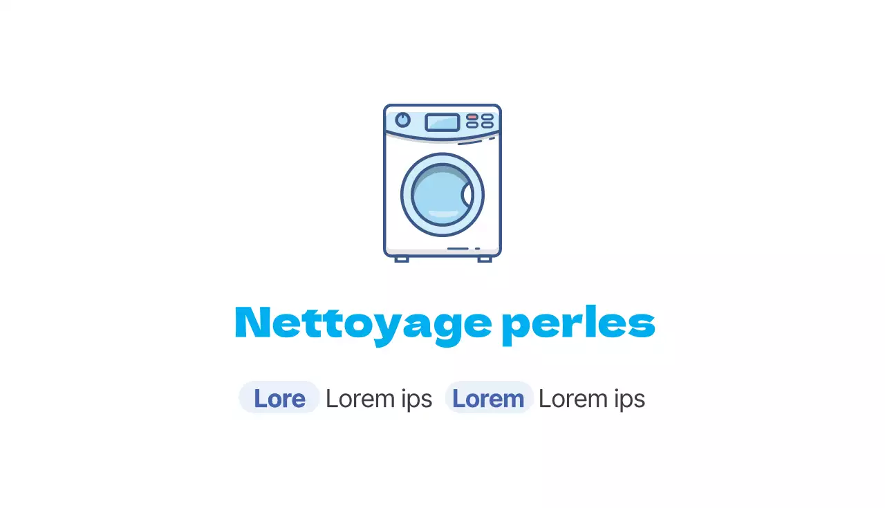 Ciel Illustration Carte de visite de la blanchisserie