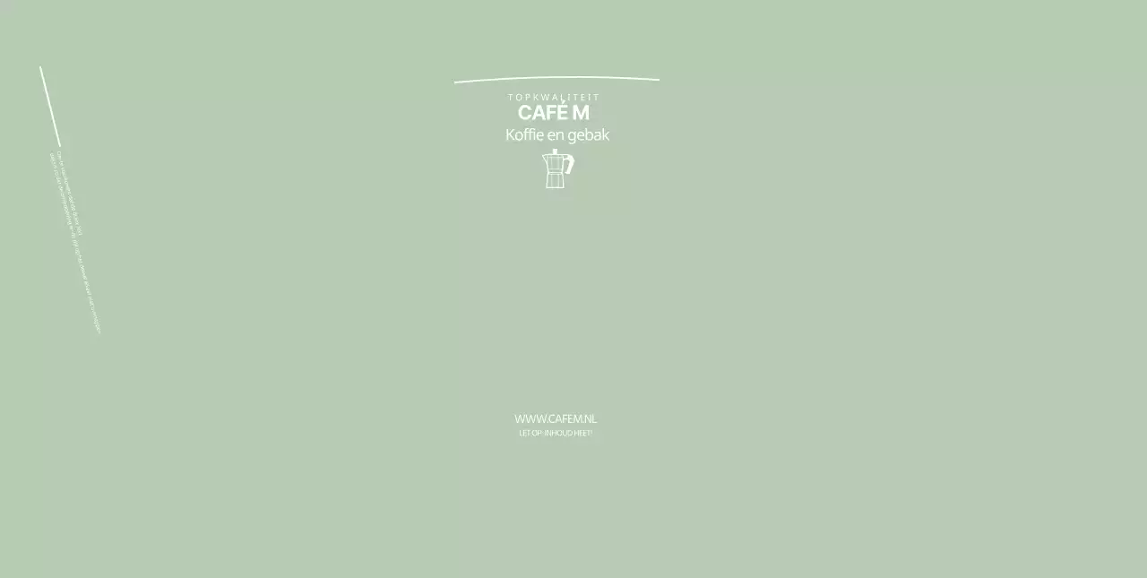 groene illustratie schoon café